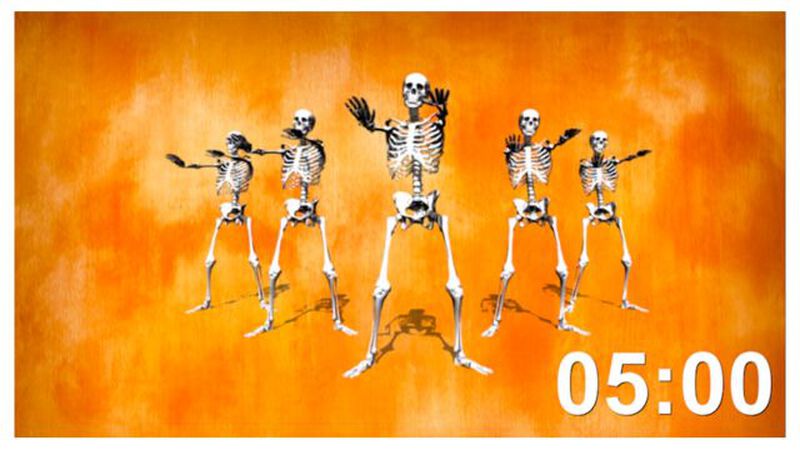 Skeleton Countdown Video